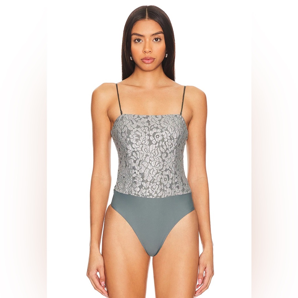 Cami raina Metalliy Bodysuit
